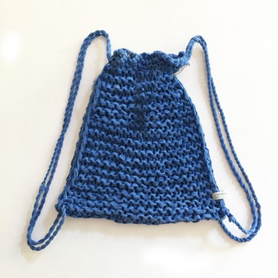 Bild zu Strickbeutel sportblau 